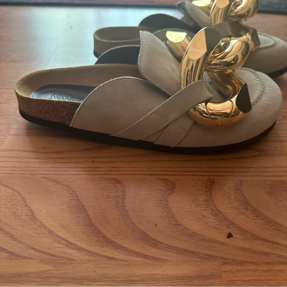 2 PAIRS - JW Anderson Gold Chain Link Mules (size 36, U.S. 6) - Authenticated ❤️ - Picture 9 of 10